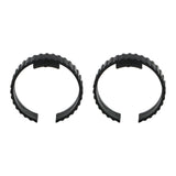 Maxbell 2 Pieces Dryer Hose Spare Rings Replacement Sturdy Fittings Connector Buckle Style C