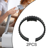 Maxbell 2 Pieces Dryer Hose Spare Rings Replacement Sturdy Fittings Connector Buckle Style C