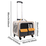 Cat Trolley Bag Handbag Smooth Zipper Pet Bag for Puppy Dogs