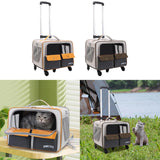 Cat Trolley Bag Handbag Smooth Zipper Pet Bag for Puppy Dogs