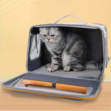 Cat Trolley Bag Handbag Smooth Zipper Pet Bag for Puppy Dogs