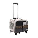 Cat Trolley Bag Handbag Smooth Zipper Pet Bag for Puppy Dogs