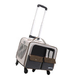 Cat Trolley Bag Handbag Smooth Zipper Pet Bag for Puppy Dogs