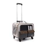 Cat Trolley Bag Handbag Smooth Zipper Pet Bag for Puppy Dogs