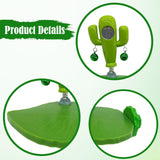Maxbell Cactus Parrot Toy Chewing, Foraging, Resting for Lovebirds Parakeets Budgies