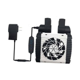 Maxbell Fish Tank Cooling Fan for Terrarium 180° Rotation Aquarium Water Chiller Fan
