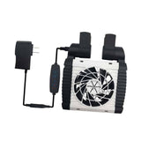 Maxbell Fish Tank Cooling Fan for Terrarium 180° Rotation Aquarium Water Chiller Fan