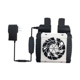 Maxbell Fish Tank Cooling Fan for Terrarium 180° Rotation Aquarium Water Chiller Fan