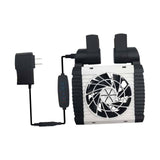 Maxbell Fish Tank Cooling Fan for Terrarium 180° Rotation Aquarium Water Chiller Fan