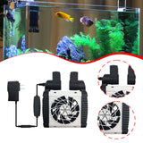 Maxbell Fish Tank Cooling Fan for Terrarium 180° Rotation Aquarium Water Chiller Fan