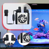 Maxbell Fish Tank Cooling Fan for Terrarium 180° Rotation Aquarium Water Chiller Fan