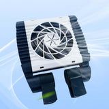 Maxbell Fish Tank Cooling Fan for Terrarium 180° Rotation Aquarium Water Chiller Fan
