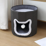 Maxbell Cat Beds for Indoor Cats Hanging Ball Hide and Seek for All Seasons Cat Cave