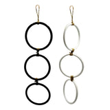 Maxbell Snake Climbing Enrichment Rings Habitat Reptile Tank Accessories Black