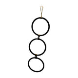 Maxbell Snake Climbing Enrichment Rings Habitat Reptile Tank Accessories Black