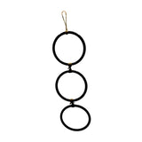 Maxbell Snake Climbing Enrichment Rings Habitat Reptile Tank Accessories Black