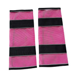 Maxbell 2Pcs Horse Fly Boots Large Breathable Fly Leggings for Jumping Sports Riding Pink