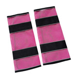 Maxbell 2Pcs Horse Fly Boots Large Breathable Fly Leggings for Jumping Sports Riding Pink