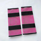 Maxbell 2Pcs Horse Fly Boots Large Breathable Fly Leggings for Jumping Sports Riding Pink