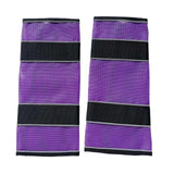 Maxbell 2Pcs Horse Fly Boots Large Breathable Fly Leggings for Jumping Sports Riding Purple