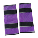 Maxbell 2Pcs Horse Fly Boots Large Breathable Fly Leggings for Jumping Sports Riding Purple