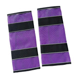 Maxbell 2Pcs Horse Fly Boots Large Breathable Fly Leggings for Jumping Sports Riding Purple