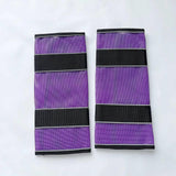 Maxbell 2Pcs Horse Fly Boots Large Breathable Fly Leggings for Jumping Sports Riding Purple