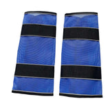 Maxbell 2Pcs Horse Fly Boots Large Breathable Fly Leggings for Jumping Sports Riding Blue