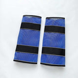 Maxbell 2Pcs Horse Fly Boots Large Breathable Fly Leggings for Jumping Sports Riding Blue