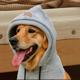 Maxbell Pet Winter Ear Muffs Hat Hoodie Soft Warm for Pets Walking Medium Large Dogs L