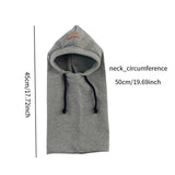 Maxbell Pet Winter Ear Muffs Hat Hoodie Soft Warm for Pets Walking Medium Large Dogs L