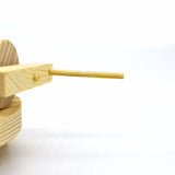 Maxbell Wooden Parrot Toy Playing Cage Accessories for Parakeets Cockatiels Canaries