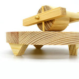 Maxbell Wooden Parrot Toy Playing Cage Accessories for Parakeets Cockatiels Canaries