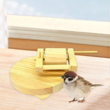 Maxbell Wooden Parrot Toy Playing Cage Accessories for Parakeets Cockatiels Canaries
