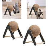 Maxbell Cat Scratcher Toy Interactive Wood Scratcher Pet Toy for Small Animals Bunny S