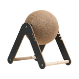 Maxbell Cat Scratcher Toy Interactive Wood Scratcher Pet Toy for Small Animals Bunny S