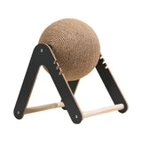 Maxbell Cat Scratcher Toy Interactive Wood Scratcher Pet Toy for Small Animals Bunny S