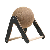 Maxbell Cat Scratcher Toy Interactive Wood Scratcher Pet Toy for Small Animals Bunny M