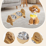 Maxbell Pet Dog Bowls Pet Feeder Pet Dishes Portable Pet Water and Food Feeder Bowls