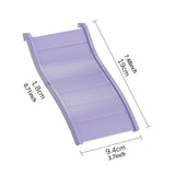 Maxbell Hamster Climbing Ladder Bendy Bridge for Similar Sized Pets Hedgehog Gerbils Purple