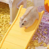 Maxbell Hamster Climbing Ladder Bendy Bridge for Similar Sized Pets Hedgehog Gerbils Yellow
