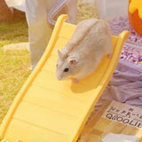 Maxbell Hamster Climbing Ladder Bendy Bridge for Similar Sized Pets Hedgehog Gerbils Yellow