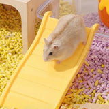 Maxbell Hamster Climbing Ladder Bendy Bridge for Similar Sized Pets Hedgehog Gerbils Yellow