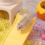 Maxbell Hamster Climbing Ladder Bendy Bridge for Similar Sized Pets Hedgehog Gerbils Yellow