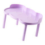 Maxbell Hamster Play Platform Sturdy Small Animals Platform for Food Bowl Small Pets Purple