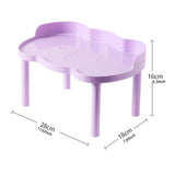 Maxbell Hamster Play Platform Sturdy Small Animals Platform for Food Bowl Small Pets Purple