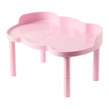 Maxbell Hamster Play Platform Sturdy Small Animals Platform for Food Bowl Small Pets Pink