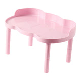 Maxbell Hamster Play Platform Sturdy Small Animals Platform for Food Bowl Small Pets Pink