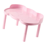 Maxbell Hamster Play Platform Sturdy Small Animals Platform for Food Bowl Small Pets Pink