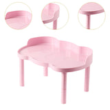 Maxbell Hamster Play Platform Sturdy Small Animals Platform for Food Bowl Small Pets Pink